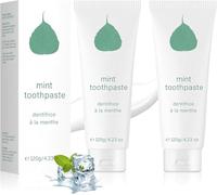 Pasta dental de menta para dientes sensibles, blanqueadora, sin flúor, aliento más fresco, encías más sanas, para dientes sensibles.,2PCS