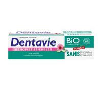 Pasta dental Dentavie Sensitive Gums con aloe vera y extracto de equinácea orgánica 75 ml