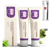 Pasta Dental Nature Tooth Refresh,Pasta Dental Con Hidroxiapatita,ProteccióN Del Esmalte Y Fortalecimiento,Elimina Manchas,Cuidado Suave Los Dientes,Para Dientes Sensibles (h-2 piezas, Menta-001)