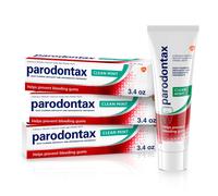 Pasta dental Parodontax Clean Mint para la salud de las enc as, ayuda a prevenir las caries, es anticaries y antigingivitis - 3.4 oz x 3