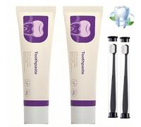 Pasta Dental Tooth Refresh - Fórmula Blanqueadora y Refrescante con Extractos Naturales, Segura para el Esmalte, Cuidado Bucal Suave para Todo Tipo de Dientes - 100g (2Piezas)