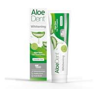 Pasta dentífrica blanqueadora de aloe vera sin flúor, acción natural, vegana, sin crueldad , sin SLS, naturalmente blanca, encías sanas , 100 ml, el envase puede variar