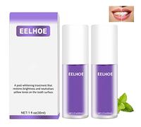 Pasta Dientes Blanqueadora, Purple Toothpaste, Whitening Toothpaste, Fórmula de limpieza profunda que Eliminación de Manchas en Los Dientes para blanquear los dientes, 2pcs