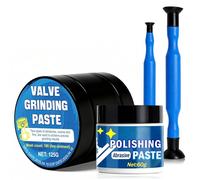 Pasta Esmerilar Valvulas, 125 * 2 Kit de Esmerilado para Válvulas, 60g Pasta de Pulir, Varios Coches, Motocicletas, Maquinaria Agrícola, Motores