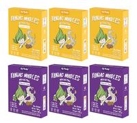 Pasta Konjac Premium de Tailandia, vegana, sin gluten, 240 g, caja de 72 unidades (144 paquetes), fideos instantáneos Elf-Family Shirataki, pasta, keto, bajo en carbohidratos, bajos en calorías, sin