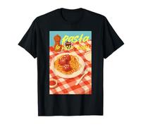 Pasta La Vista Baby Funny Spaghetti y albóndigas Juego de palabras de comida Camiseta