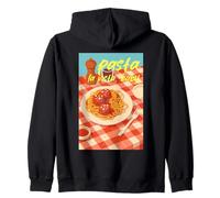 Pasta La Vista Baby Funny Spaghetti y albóndigas Juego de palabras de comida Sudadera con Capucha