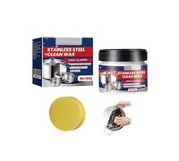 Pasta limpiadora de arañazos de acero inoxidable con nanotecnología, cera limpia de acero inoxidable, pasta de pulido de metal, pasta de limpieza de acero inoxidable, para frigoríficos, cocinas