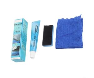 Pasta limpiadora de película de aceite para coche, transparente | Mejora la visibilidad en caso de lluvia, conducción segura, cristal transparente, resistente a la intemperie, efecto rápido