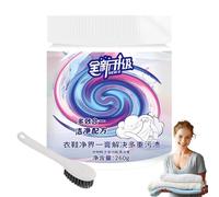 Pasta Limpiadora Multiusos Para Ropa Y Calzado, Versión Crema Limpiadora Y Quitamanchas Multifuncional, Pasta Sólida Descontaminante (260g)