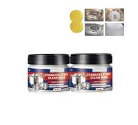 Pasta limpiadora para ollas y sartenes de acero inoxidable, con nanotecnología mágica (2PCS)