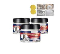 Pasta limpiadora para ollas y sartenes de acero inoxidable, con nanotecnología mágica (3PCS)