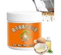 Pasta limpiadora y pulidora multiusos con aceite de coco Pasta limpiadora de utensilios de cocina con aceite de coco Pasta quitamanchas potente con aceite de coco Limpiador de utensilios de cocina par