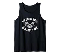 Pasta Lover My Blood Type Is O-Pasta-Tive - Tenedor para espaguetis Camiseta sin Mangas