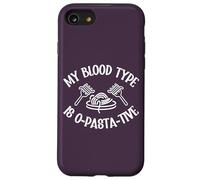 Pasta Lover My Blood Type Is O-Pasta-Tive - Tenedor para espaguetis Carcasa para iPhone SE (2020) / 7 / 8