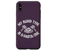 Pasta Lover My Blood Type Is O-Pasta-Tive - Tenedor para espaguetis Carcasa para iPhone XS Max