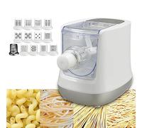 Pasta Machine,Automatic Pasta Maker,With 12 Shape Discs,650G Large Capacity,Quick Appearance in 3 Minutes,For Homemade Noodles, Spaghetti, Fettucine And Penne, LJJY-KK