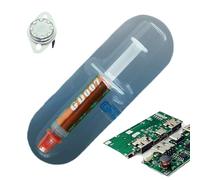 Pasta Para Disipadores De Calor | Pasta Térmica | Grasa Conductora En Jeringa De Silicona Para Componentes Electrónicos, CPU E Impresora