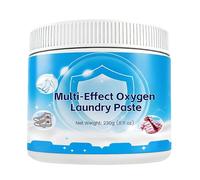 Pasta para Lavandería con Oxígeno Multiefecto 230 g, Pasta para Lavandería de Limpieza Profunda Multiusos, Crema Quitamanchas Fuerte Hiperconcentrada para Ropa, Fórmula Segura (1Pcs)