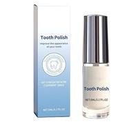 Pasta para pulir los dientes con cabezal integrado, tamaño portátil de 5 ml - Apto para uso alimentario, ligera y portátil, retoques fáciles, crea una sonrisa segura, fórmula resistente a las manchas