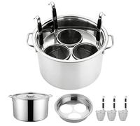 Pasta Pot with Strainer Basket, 304 Stainless Steel Spaghetti Cooker and Steamer Cookware for Home Cooking, Meal Prep, Vegetables, Soup, Partes