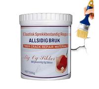 Pasta Reparadora De Paredes, 500 G Sellador Grietas Alta Elasticidad, Fórmula Antigrietas Resistente Al Agua Para Hormigón Madera, Metal Vidrio, Uso En Interiores Exteriores Techos, Cocinas, Baños,
