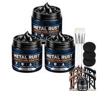 Pasta Reparadora Negra Anticorrosiva Para Vallas Y Barandillas (3pcs) | Pasta reparadora negra anticorrosiva para superficies metálicas. Previene, repara y protege. Acabado mate de secado rápido