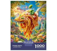 Pasta Rompecabezas 1000 Piezas, Puzzles Imposible, De Juego De para Adultos Y Niños A Partir De 14 Años 38x26cm/1000pcs