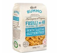 Pasta Rummo Fusilli SIN Gluten Nº48 400g, Pasta Italiana, Pasta alimenticia de sémola de trigo duro, Sin gluten a base de arroz y maíz, Tiempo de cocción 13 minutos, 1 Paquete de 400 gr