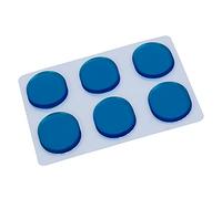 Pasta Silenciadora, Kit de Silenciador de Tambor de Gel Transparente de 6 Piezas Pasta Silenciadora de Tambor (Azul)