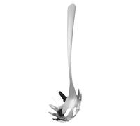 Pasta Spoon with Teeth, Noodle Spoon Server, Stainless Steel Pastas Colander, Effortless Servings Spaghetti Straining Pasta Serving, Noodles Strainer Kitchen Utensils, 10.24x2.56 inches