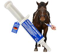 Pasta vitamínica para Caballos Aminoácidos Caballo Amino Vitamina E Levadura de Cerveza I Energía Alimento reconstituyente para músculos doloridos Regeneración Rendimiento Muscular Musculación 30ml