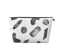 Pastas Dibujadas a Mano, Bolsa de Maquillaje Bolsa de cosméticos Bolsa de artículos de tocador de Viaje portátil Bolsa de artículos de tocador