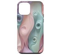 Pastel Abstracto Suave Remolino Fluir Diseño Arte Carcasa para iPhone 12 Mini
