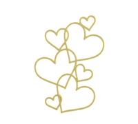 Pastel acrílico con forma de corazón para boda, aniversario, boda, fiesta de cumpleaños, decoración de tartas