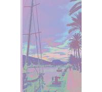 Pastel Aesthetic Coastal Notebook: Cute Lavender Journal for Girls, Teens, 110 Lined Pages Notebook for School, College & Daily Writing
