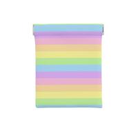 Pastel Arco Iris A Rayas, Squeeze Top Wallet Bolsa de Almacenamiento para Mujer Monedero pequeño Bolsa de Cambio