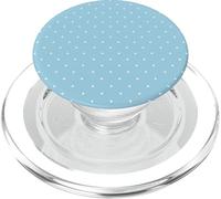Pastel Blue Polka Dots Aesthetic Polkadots Minimalist Women PopSockets PopGrip para MagSafe