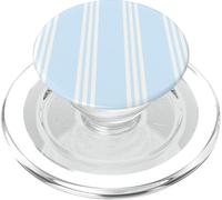 Pastel Blue Vertical Striped Pattern Cool Lines PopSockets PopGrip para MagSafe