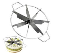 Pastel De Cotter Slicer - Hoja De Metal, Tagliata, Sweets | Porcioner No De La Periódico Con Mango De Prensa Ergonómica, Herramienta De Cocina es De Pastel De Queso Cumpleaños Casa Ev