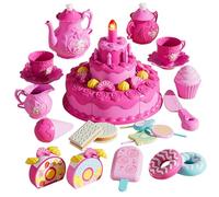 Pastel De Juguete para Cumpleaños - Juego De Comida De Simulación para Bebé,Accesorios De Juguete De Pastel Falso,para Cumpleaños Jardín Infantil Niños Niñas