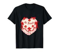 Pastel de Lazo de corazón con glaseado de Fresas No Thanks Camiseta