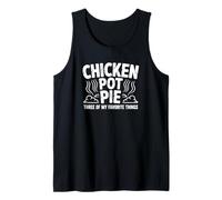 Pastel de Pollo Tres de Las Cosas favoritas Camiseta sin Mangas