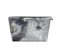 Pastel De Salpicaduras Abstractas De Mármol Gris, Bolsa de artículos de tocador Bolsa de Maquillaje Bolsa de cosméticos Bolsa de artículos de tocador de Viaje portátil