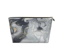 Pastel De Salpicaduras Abstractas De Mármol Gris, Bolsa de Maquillaje Bolsa de cosméticos Bolsa de artículos de tocador de Viaje portátil Bolsa de artículos de tocador