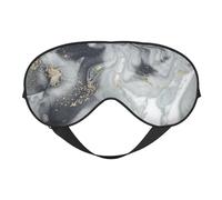 Pastel De Salpicaduras Abstractas De Mármol Gris, Cubreojos completos Antifaz bloqueador de luz Antifaz para dormir Antifaz suave con los ojos vendados Noche