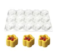 pastel de silicona - 15 máquinas tragamonedas de estrellas flexibles, de caramelo antiadherente duradero, de cocción versátil | Herramienta de silicona de calor para postre de jabón en