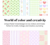 Pastel Decorative Paper for Scrapbooking and Junk Journals: Unique Pastel-Toned Designs to Cut, Collect, and Create - Perfect for Crafts, Collage, and Creative Journaling