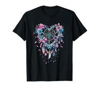 Pastel Dream Catcher Feathers Tribal Native American Camiseta