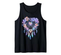 Pastel Dream Catcher Feathers Tribal Native American Camiseta sin Mangas